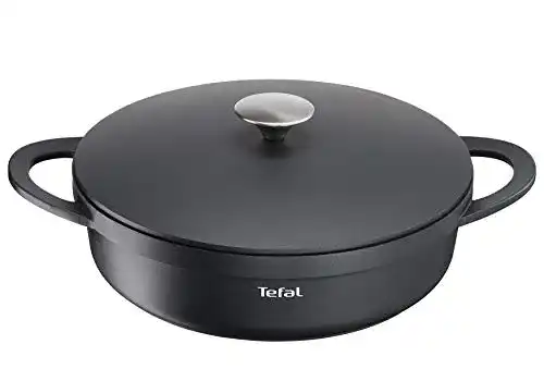 Schmorpfanne Tefal E21872 Trattoria 28 cm – Servierpfanne mit Antihaftbeschichtung