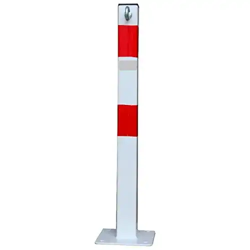 Parkplatzsperre All4You solider Absperrpfosten mit Öse