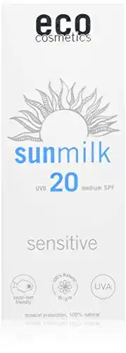 Eco Cosmetics Sonnenmilch LSF 20 für empfindliche Haut