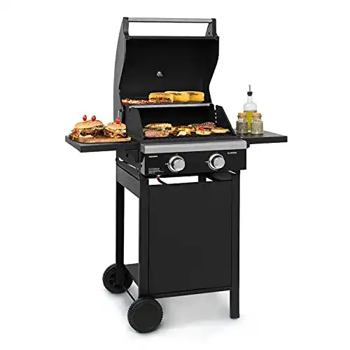 Gasgrill 2 Brenner Klarstein Valdosta Gasgrill, mobiler BBQ-Grill
