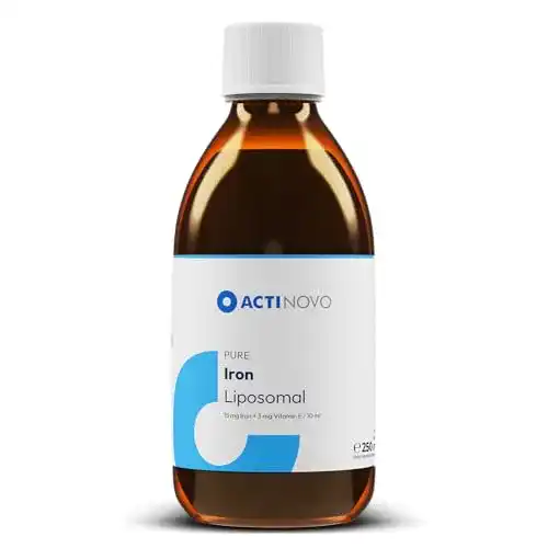 Eisensaft ActiNovo Eisen 25 Tagesdosen vegan mit 15 mg Eisen pro Dosis