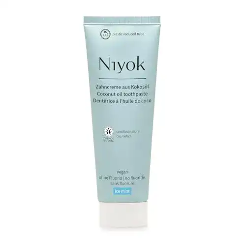 Bio Zahnpasta Niyok Zahncreme aus Bio Kokosöl Eisminze 75ml