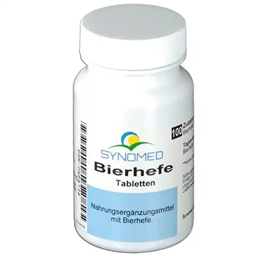 Bierhefe Tabletten von Synomed im Vergleich