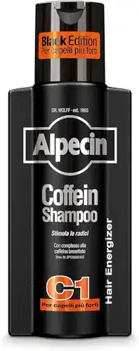 Alpecin Coffein-Shampoo C1 Black Edition, 2 x 250 ml