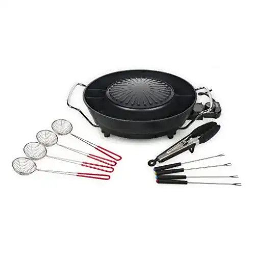 Tristar Hot Pot Koreanischer Grill 36 cm Durchmesser 3 L Fassungsvermögen