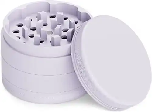 Keramik Grinder Jcase 4-teilig mit Haftfreier Beschichtung und Zubehör