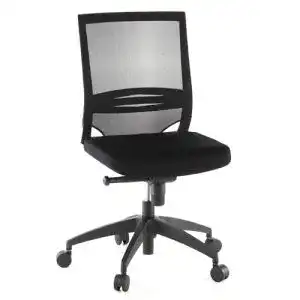 Bürostuhl ohne Armlehne hjh OFFICE 657210 mit Lordosenstütze
