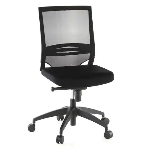 Bürostuhl ohne Armlehne hjh OFFICE 657210 mit Lordosenstütze