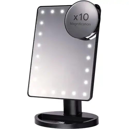 Beleuchteter Kosmetikspiegel H&S LED für Makeup-Routine