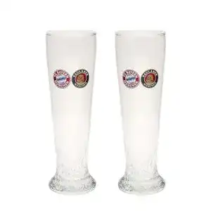 Weizengläser FC Bayern München Weißbierglas 2er-Set