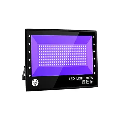 Schwarzlicht-Strahler BOSITE LED 100W UV Strahler für Events