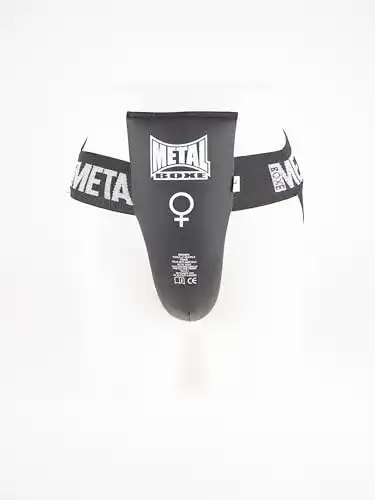 Suspensorium Damen Metal Boxe – Semi-Pro Damen-Tiefschutz in Schwarz