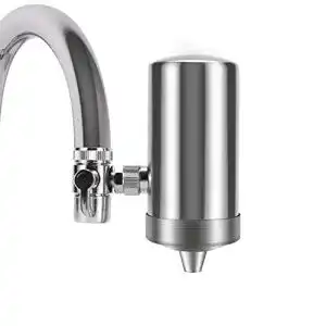 Wasserfilter für Wasserhahn YJHome aus Edelstahl 304 für Trinkwasser