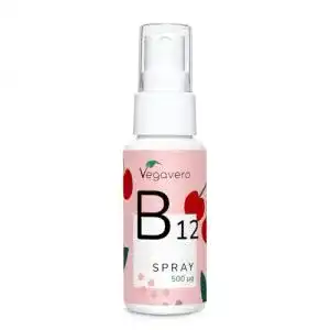 Vitamin B12 Spray von Vegavero Hochdosiert, Zuckerfrei, Vegan