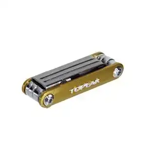 Topeak Multitool Tubi 11 in Gold mit 13 Funktionen