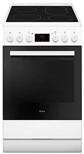 Amica Elektroherd SHC 903 001 W in Weiß, 50 cm Standherd