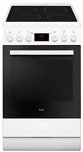 Amica Elektroherd SHC 903 001 W in Weiß, 50 cm Standherd