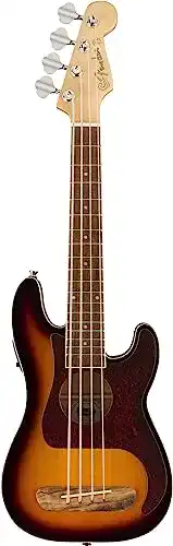 Bass-Ukulele Fender Fullerton Precision Bass Uke mit Walnussgriffbrett
