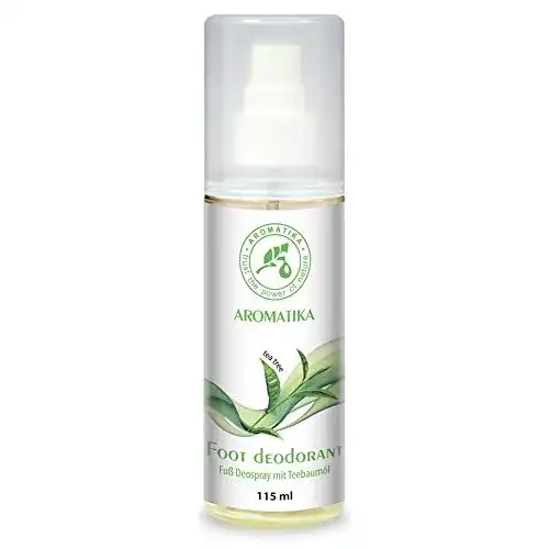 Schuhdeo Aromatika Fußspray mit Teebaumöl und Pfefferminzaroma