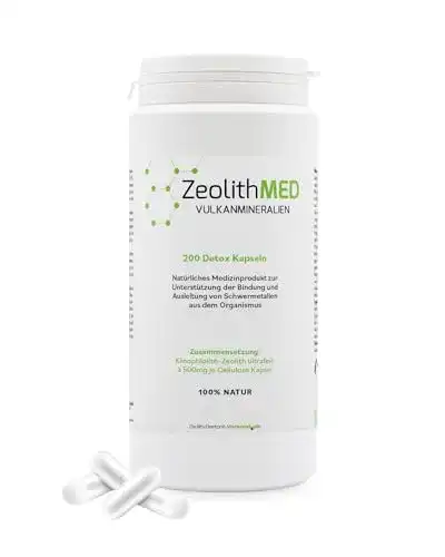 Zeolith-Kapseln für Entgiftung und Schwermetallreduktion