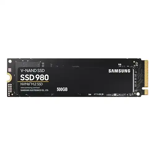 Samsung 980 NVMe M.2 SSD 500 GB PCIe 3.0 mit 3.500 MB/s Lesen