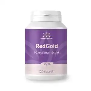 HerbalPlant RedGold Safran-Extrakt Kapseln als natürlicher Stimmungsaufheller