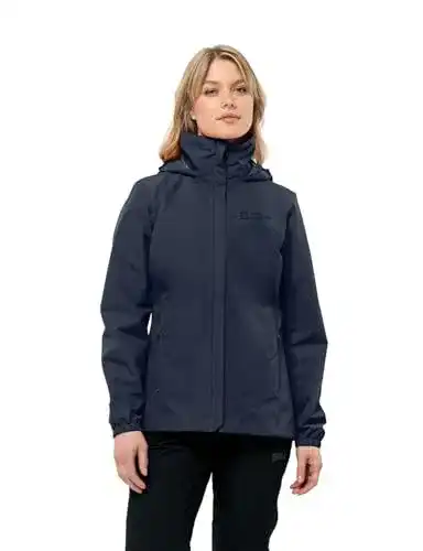 Jack Wolfskin Damen Stormy Point Jacket in Night Blue, Größe XS EU