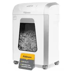 Fellowes Aktenvernichter für 12 Blatt – Papierschredder