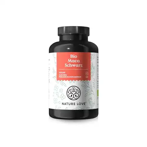 Maca Kapseln Nature Love Bio Maca Kapseln schwarz