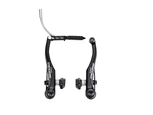 Fahrradbremse Shimano Deore Bremsanlagen in Schwarz mit 120 mm