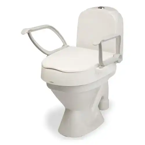 Toilettensitzerhöhung Etac mit Armlehnen, verstellbar in der Höhe