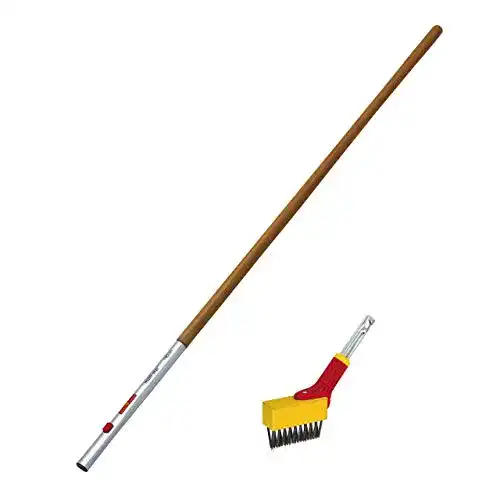 Fugenbürste Wolf Garten 71AAO006650 mit Holz-Stiel 140 cm