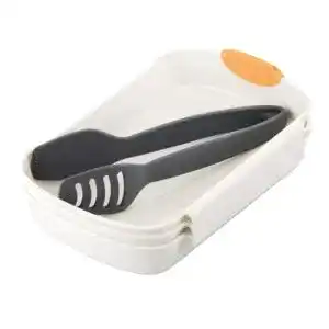 Tescoma Presto Panier-Set 3-teilig mit Zange für sauberes Panieren