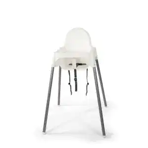 Ikea Antilop Kinderhochstuhl mit Sitzgurt in Weiß