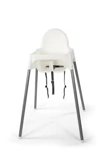 Ikea Antilop Kinderhochstuhl mit Sitzgurt in Weiß