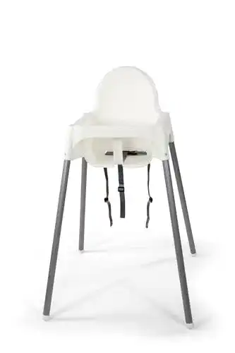 Ikea Antilop Kinderhochstuhl mit Sitzgurt in Weiß