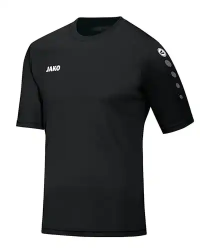 Laufshirt Jako Herren Fußballtrikot Team KA in Schwarz, Größe M