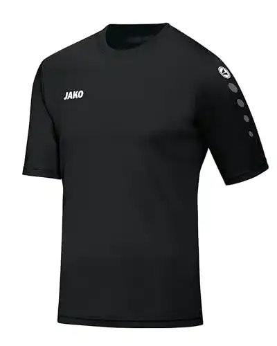 Laufshirt Jako Herren Fußballtrikot Team KA in Schwarz, Größe M