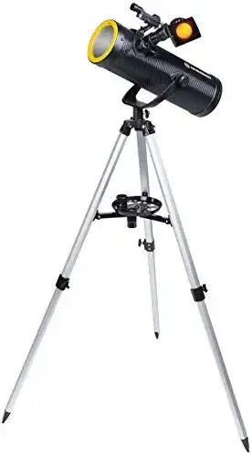 Bresser Teleskop Solarix 114/500 mit Smartphone Adapter und Sonnenfilter