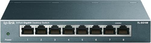 TP-Link TL-SG108 8-Port Gigabit Netzwerk Switch