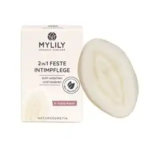 Intimwaschlotion Mylily 2 in 1 Waschstück für Damen