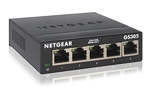 Netgear GS305 LAN Switch 5 Port Netzwerk Switch