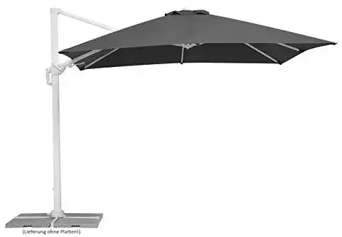 Schneider Ampelschirm Rhodos Twist – Quadratisch 300 x 300 cm