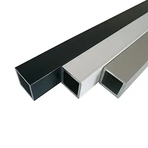 Alu Rechteckrohr Aluminium Vierkantrohr eloxiert 30 x 20 x 2 mm