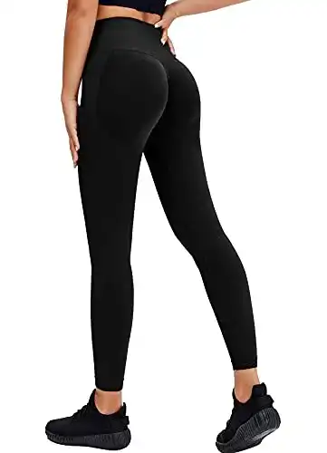 RIOJOY Damen High Waist Shape-Leggings mit Scrunch Butt Design
