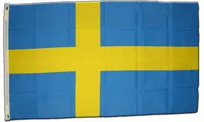 Schweden Flagge XXL 150 x 250 cm aus Polyester