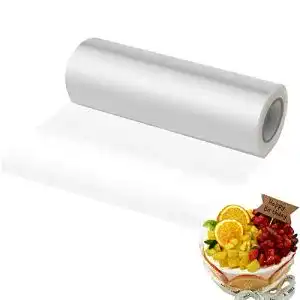 Tortenrandfolie Aabpcp, 8 cm x 10 m transparente Acetat Rolle