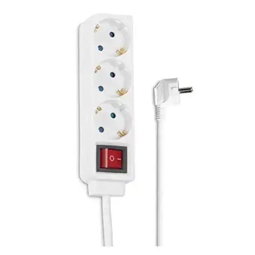 Hama Steckdosenleiste 3-fach mit 1,4 m Kabel und Kippschalter