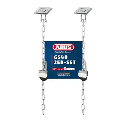 Gitterrostsicherung Abus GS40 für Kellergitter und Lichtschächte