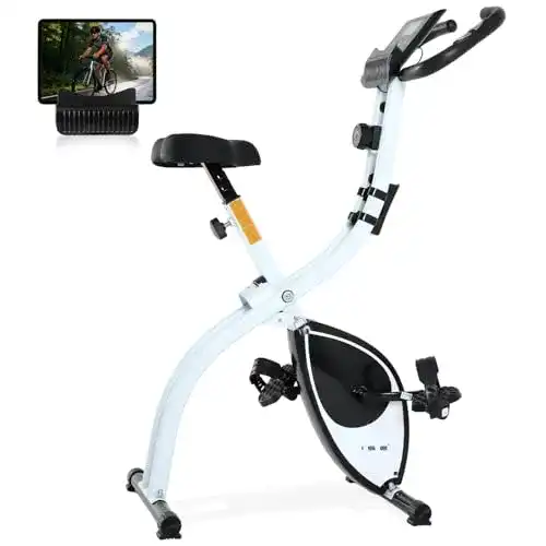 Klappbarer Heimtrainer ISE X-Bike für Fitness zu Hause